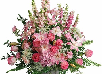 Pink & Peach Floral Tributes
