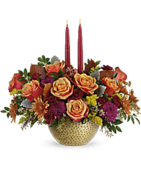 Autumn Glimmer Centerpiece