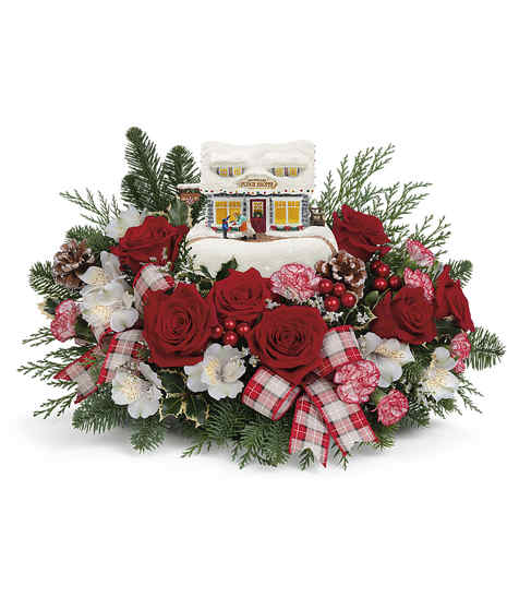 Thomas Kinkade's Festive Fudge Shoppe Bouquet