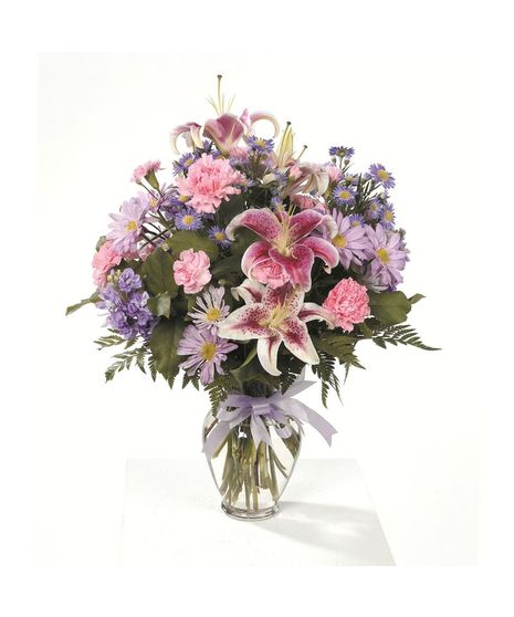 Pink & Lavender Vase