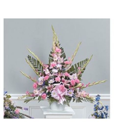 Pastel Pedestal Arrangement