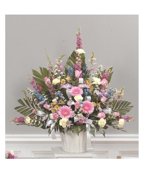 Pastel Softs Basket Arrangement
