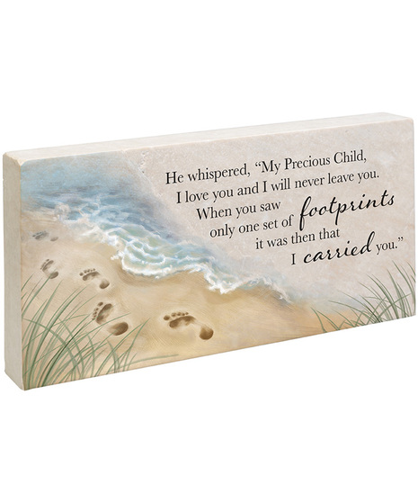 Footprints Marble Paver