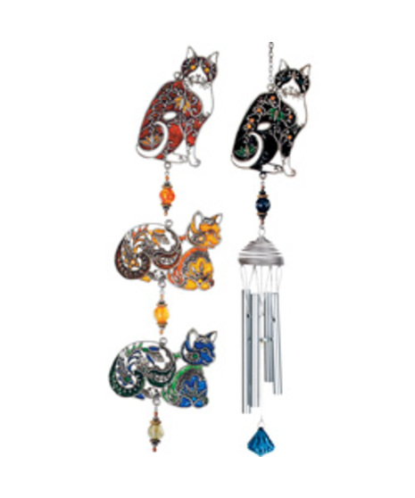 Pewterworks Cats Chime