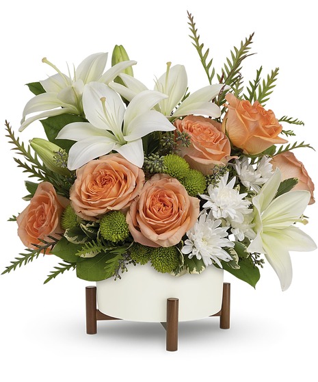 Modern Peaches Bouquet