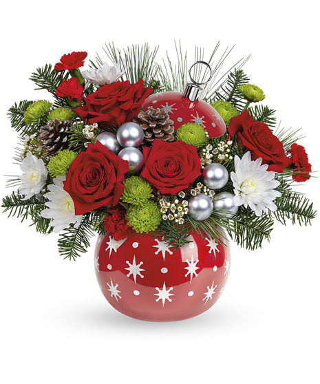 Bright Christmas Ornament  Bouquet