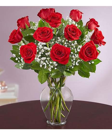 Romantic Dozen Red Roses