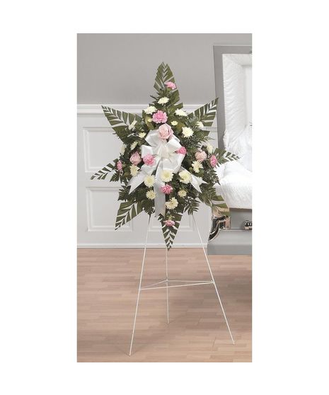 Pink & White Standing Spray