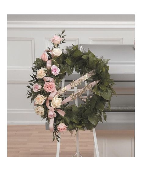 Pastels Rose Wreath