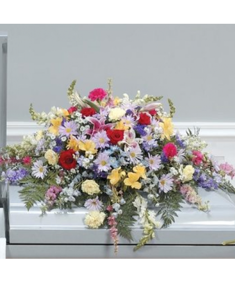 Springtime Casket Spray