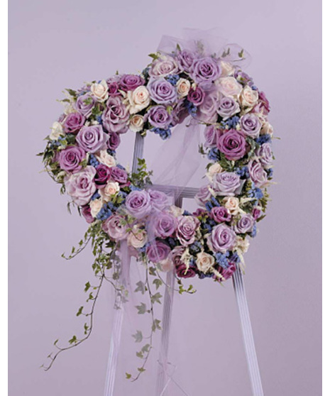 Lavender Rose Heart