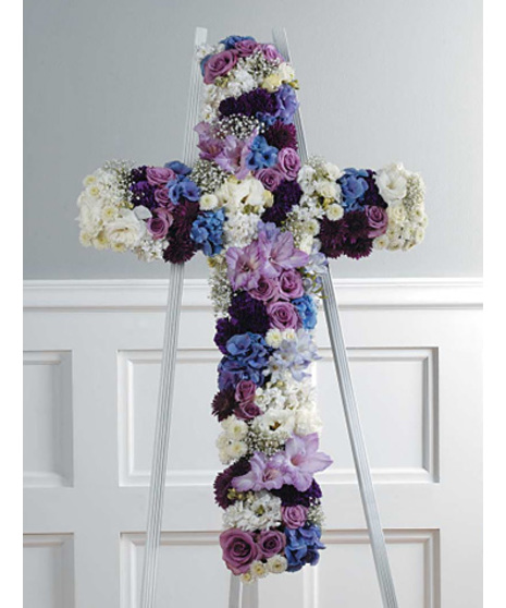 Purple, Lavender & White  Cross