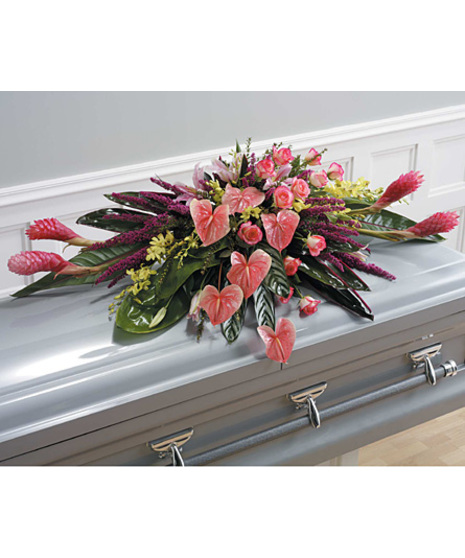Tropical Casket Spray