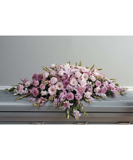 Pink Casket Spray