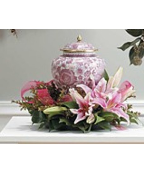 Lily Urn Wreath