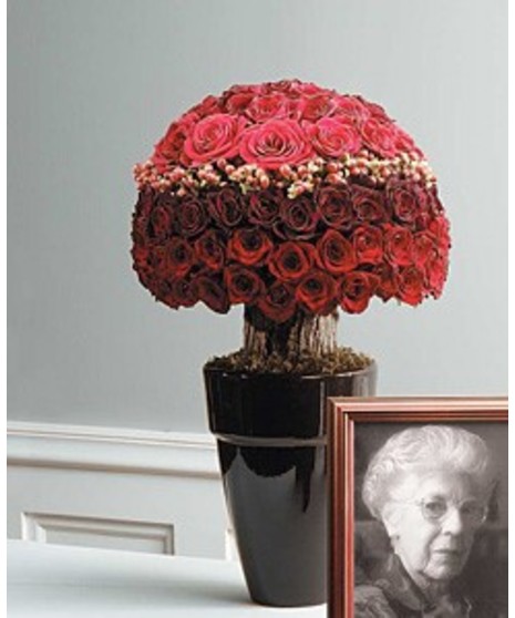 Large Rose Topiary