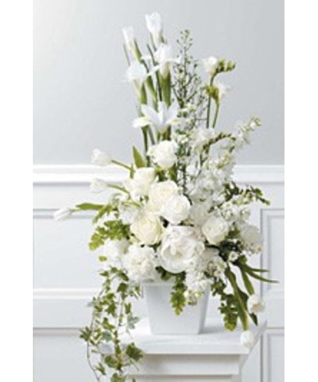 White Pedestal Arrangement