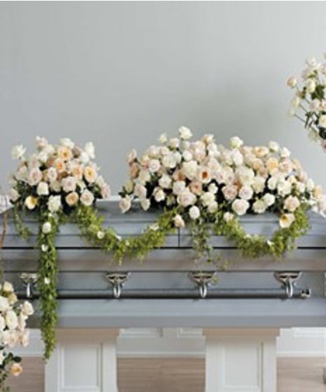 Two Piece Rose  Casket Spray