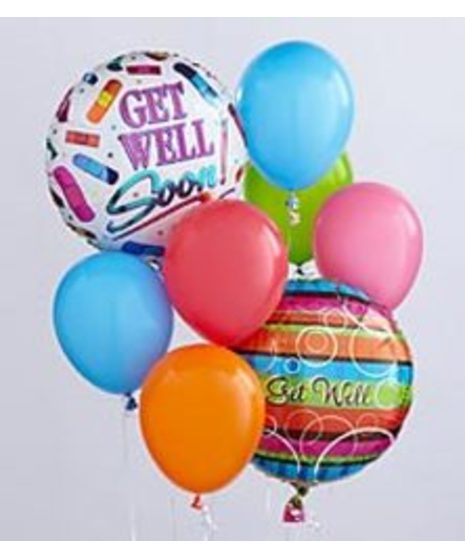 Get Well Balloon Bunch