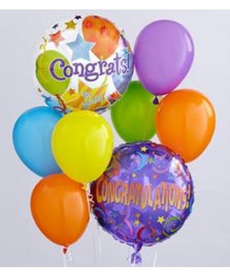 Congratulations Balloon Bunch