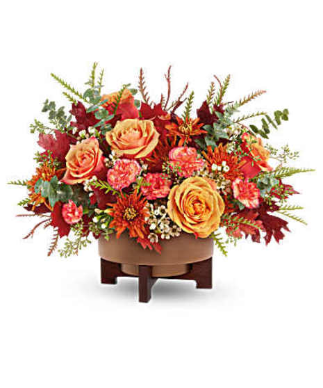 MODERN COPPER CENTERPIECE