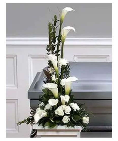 Calla Lily Pedestal Arrangement