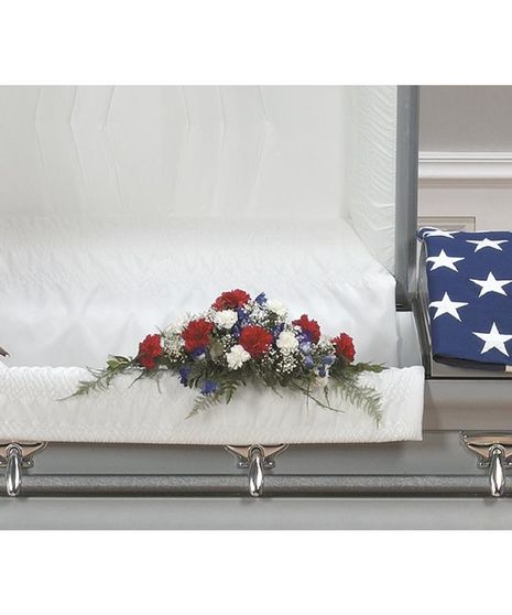 Red White & Blue Lid Decoration