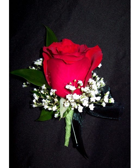 Red Rose Boutonniere