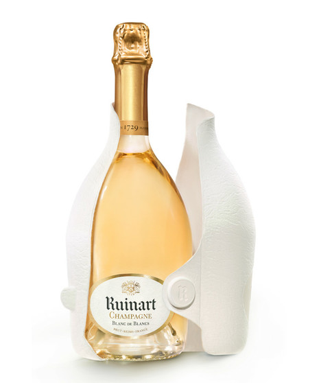 RUINART CHAMPAGNE BRUT BLANC DE BLANCS W/ SECOND SKIN WRAP