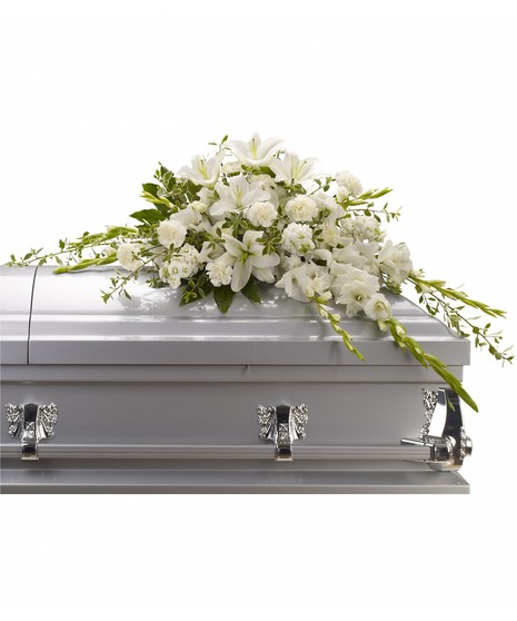 Bountiful Memories Casket Spray