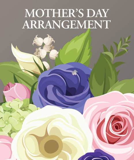 white pink lavender flowers shown to give an idea on colors mother's day flowers